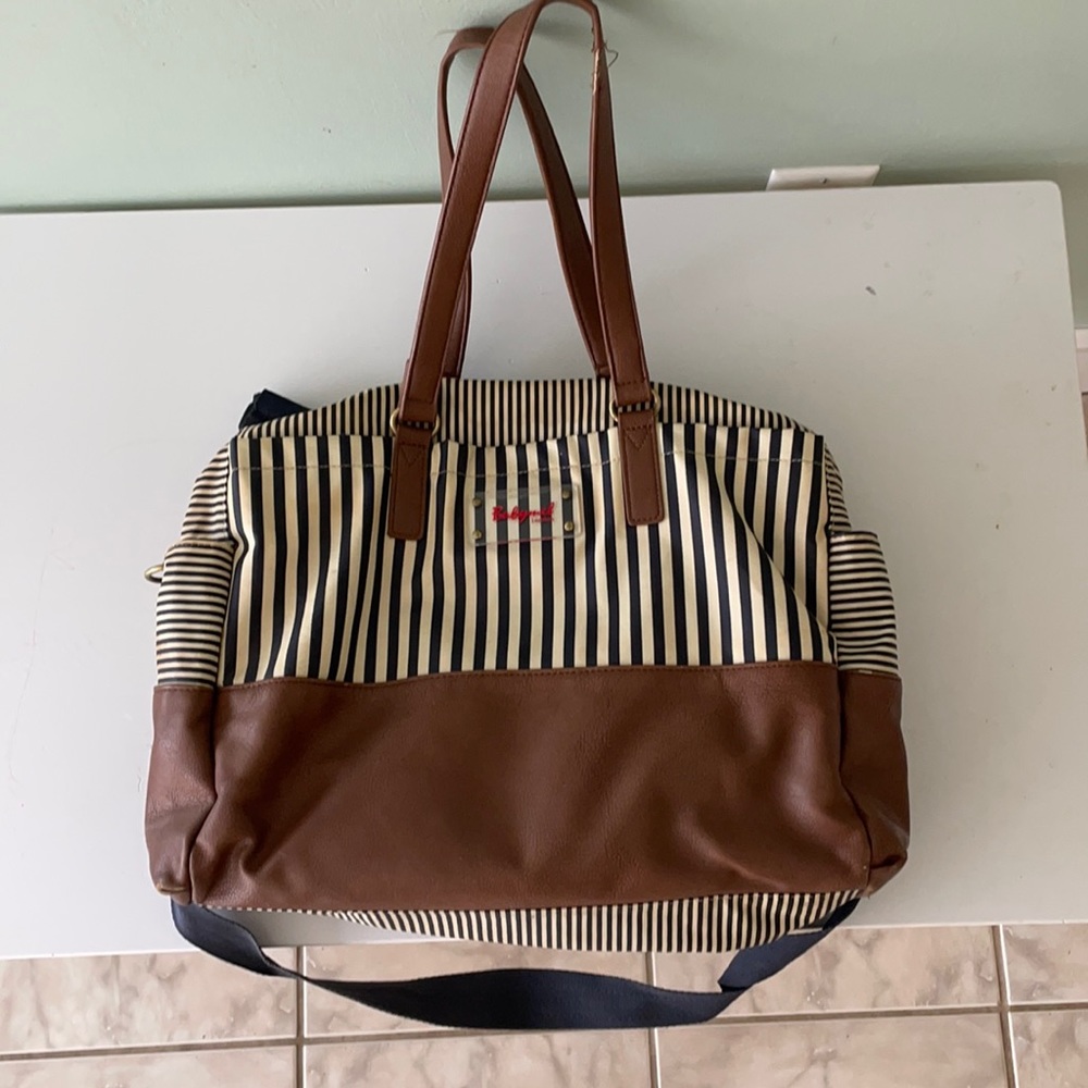 Beautiful, stylish, and functional diaper bag.